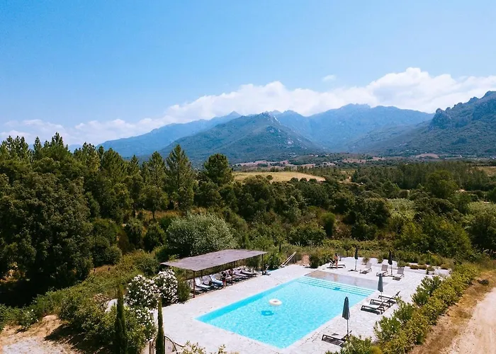 Les Anciennes écuries, Belle Pour 12 Personnes Au Coeur D'un Vignoble Avec Piscine Sartène